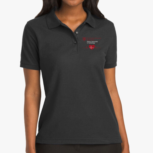 Cardiology - Ladies Silk Touch Short Sleeve Polo Shirt Thumbnail